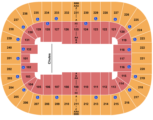 Greensboro Coliseum PBR Seating Chart